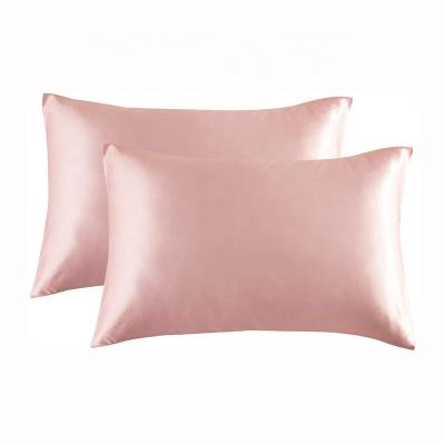 China Best Anti-Static Selling Luxury Smooth Silk Pillow Case Custom Design Satin Silk Pillowcase for sale