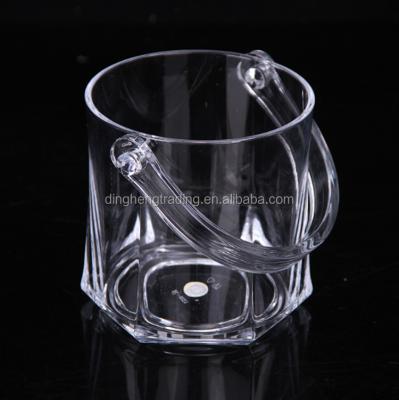 China Viable Wholesale Premium Acrylic Ice Bucket Wine Bottle Cooler for sale