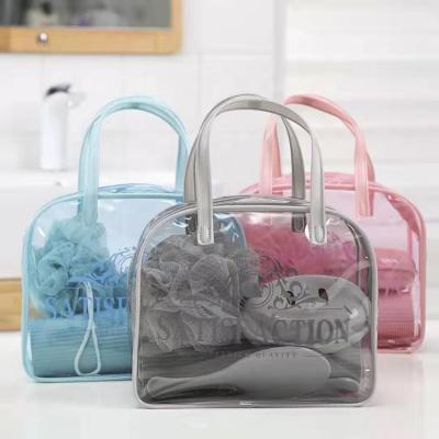 China Modern New Arrival OEM Bath And Body Towel Sponge Gift Set In Bag for sale