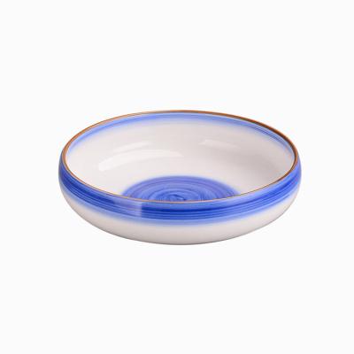 China Large 12 Inch Wholesale Sustainable Serving Ceramic Dishes And Bowls Gift Set for sale