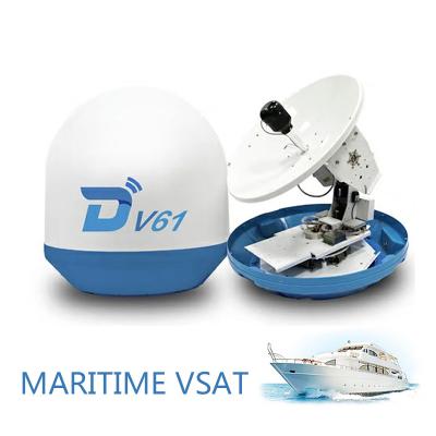 China Ditel V61maritime vsat internet system ku band 60cm satellite dish antenna for small boats Ditel V61 for sale