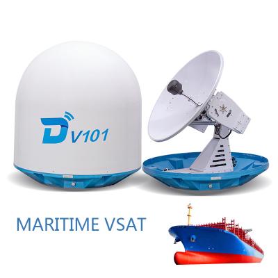 China ASA/FRP Ditel V101 105cm wide band solid portable vsat ku satellite dish communication antenna auto marine radio for sale