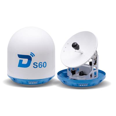 China Ditel S60 63cm Ku Band TVRO Marine Satellite System With UK Standard Plugs 63cm for sale