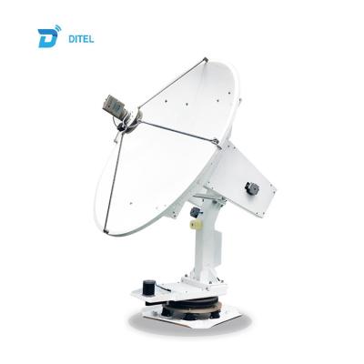 China GRP/White Ditel S181 180cm KU Band Wireless Dish Antenna Triaxial Mobile Marine Satellite Digital TV Tracking Outdoor For Boat for sale