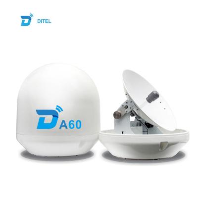 China Ditel A60 63cm Ku Band Mobile Marine Boat Internet Satellite Receiver For Watching TV DITEL A60 for sale