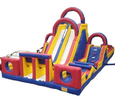 China High Strength Kids Inflatable Game Inflatable Obstacle Course Inflatable Game For Kids for sale