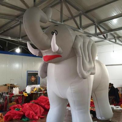 China Durable Shopping Mall Advertising Giant Cartoon Balloon Inflatable Elephant Costume for sale