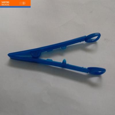 China Medical Surgical High Quality Disposable Plastic Forceps Plastic Tweezers for sale