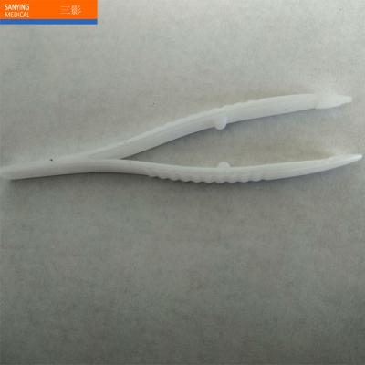 China Medical Surgical Kits Disposable Plastic Medical Dressing Forceps for sale