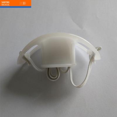 China Medical Examination PP Material Disposable White Color Bite Block for sale