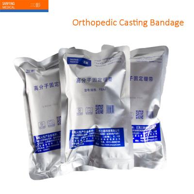 China Fiberglasss / Cotton / Polyester Plant Fiberglass Polyester Medical Orthopedica Casting Bandage for sale