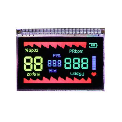 China The latest new meter design OEM rohs instrument meter panel color segment lcd display for sale