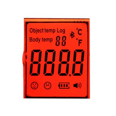 China Meter Forehead Thermometer Show Positive TN LCD 5V 3.3V Segment LCD Display for sale