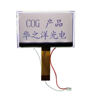 China 3v white background monochrome 3.2 inch 128*64 dot matrix lcd display 3.2inch for sale