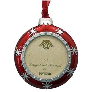 China PROMOTIONAL RED SHAPE DECORATION METAL CHRISTMAS FRAME HANGING ORNAMENT for sale