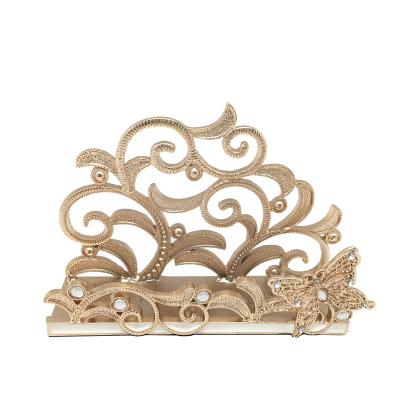 China Zinc Alloy DRAGONFLY DECORATIVE FLOWER FLOWER HOLDER DRAGONFLY DECORATIVE FLOWER FLOWER HOLDER NAME CARD HOLDER NAME CARD GIFT STATIONERY DECO GOLD DESKTOP METAL for sale