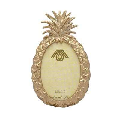 China BEST SELLING MINI METAL PINEAPPLE METAL PHOTO PICTURE FRAME for sale