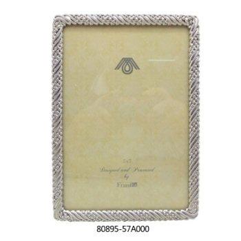 China HOME DECORATION RIBBON DESIGN METAL ELEGANT PICTURE FRAME 4X6 FRAME for sale