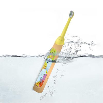 China Custom Dupont Bristle Factory Private Label Kids Vibrating Toothbrush Travel Sonic Toothbrush Children for sale