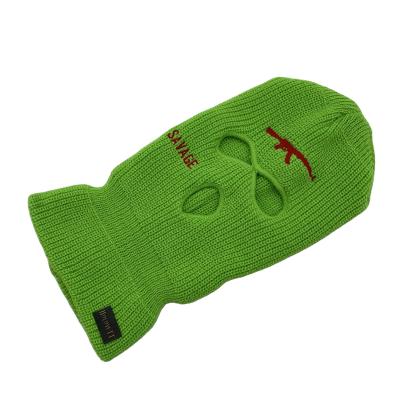 China Red Hole Ski Maks Fleece Balaclava Savage Gun 3 Brand Fashion HoloveTT Green balaclava JOINT Embroidery for sale