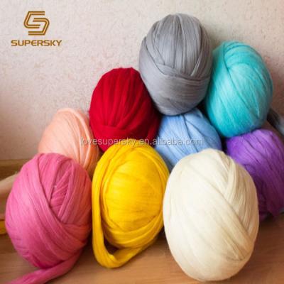 China Antistatic Australian TT1 Wool Yarn Hand Knitting Super Bulky Merino Yarn for sale