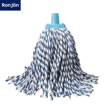 China Homeware Sustainable Floor Cotton Mop Refill Household Cotton Yarn String Deck Clearance Main Wet & Dry Mop Easily for sale