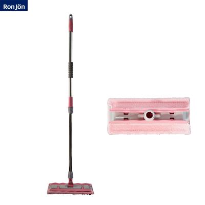 China Factory viable 35 cm direct healthy magic flat brooms dry type lazy flat and wet mop freehand clip of supply for sale