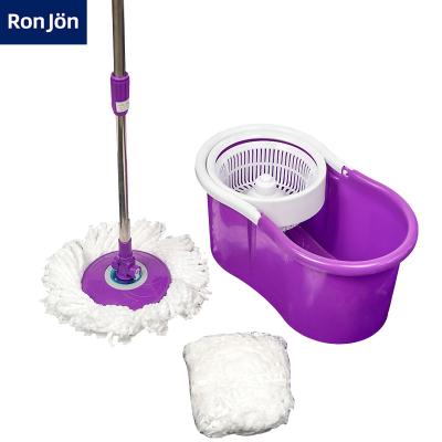 China Sustainable High Quality Modern 360 Floor Mops Household Magic Spinning Wet & Dry Spinning Mop and Bucket Set for sale