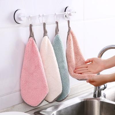 China Wholesale Viable Super Glass Home Kitchen Cleaning Cloth Microfiber Absorbent Dish Cloth Cleaning Towel for sale