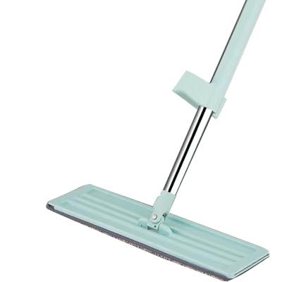 China Durable Custom Hands Free Lazy Wet Floor Protection Mop Household 35cm Flat Mop for sale