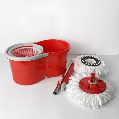 China Hot Selling Viable Hot Selling Detachable Centrifugal Spinning Broom Magic Bucket With Plastic Wringer for sale