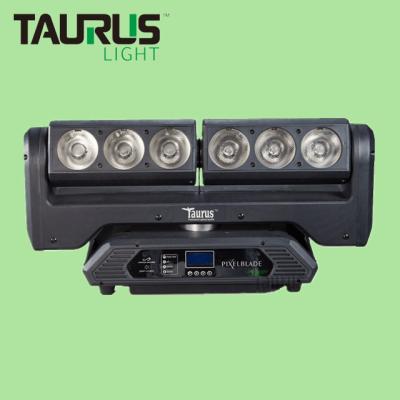 China Stage 6*10W DMX led pixel beam moving bar 6 rgbw pixel blade led moving head for sale