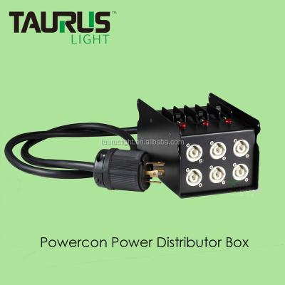 China Stage Electric Power Box Edison Power Distributor Box Powercon for sale