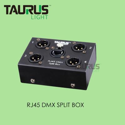 China Use for stage lighting equipment RJ45 DMX split box XLR male for DMX Artnet/Ethernet applications. for sale