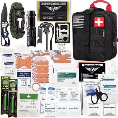 China Outdoor Camping Hiking Medical Outdoor Survival Travel Kit Camping Equipment First Aid Emergency Survival Kits Manufacturer JK-B-014 First for sale