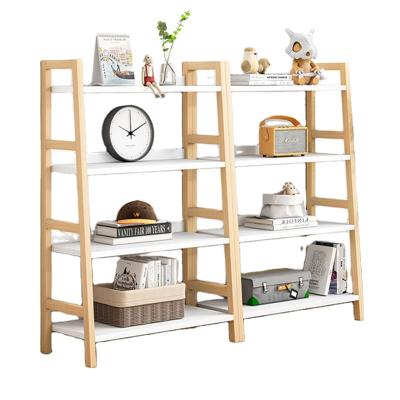 China Multi-layer bookcase storage (the other) Nordic simple creative bedroom adjustable shelf panel cup storage living room shelf for sale