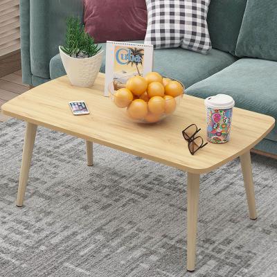 China Elegent appearance hot sale Nordic coffee table living room set wood table with pine legs for sale