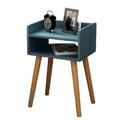 China Other Furniture Wholesale Wood Panel Bedside Table Material Simple Style for sale