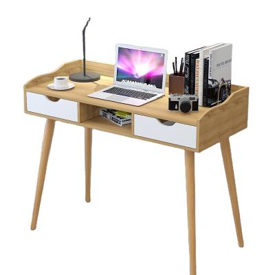 China (Other) china simple desk adjustable white wooden portable laptop desk factory for computer for sale