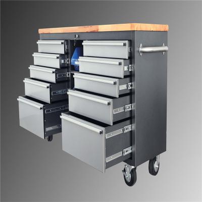 China Pro Garage Storage Cabinet Roller Tool Chest Drawer Trolley Tool Box for sale