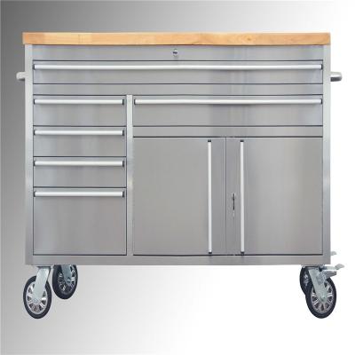 China Heavy Duty Garage Rolling Tool Cart Workshop Tool Cabinet Tool Cart for sale