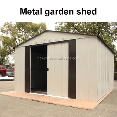 China Easily Assembled Durable Metal Garden Shed , Porcelain Metal Storage Sheds for sale