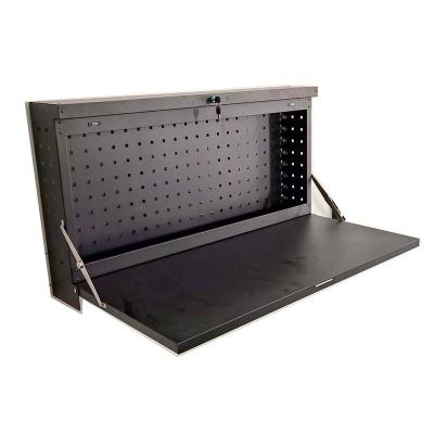 China Workshop Garage and Garage Work Bench Flat Packed KD Metal Folding Workbench for sale