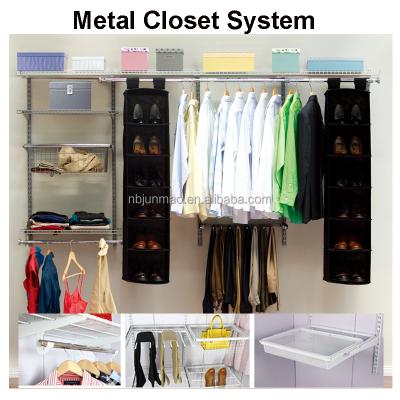 China Customized Sustainable Metal Closet Systems Decorative Metal Basket for sale