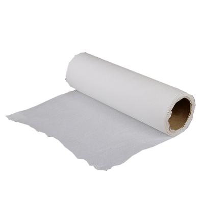 China waterproof nonwoven wood pulp fabric hospital plain spunlace wood pulp nonwoven PET for sale