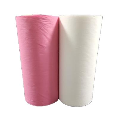 China Moisture-absorbent nonwoven wood pulp and pp spunlace cleaning cloth fabric for sale