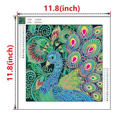 China Home decoration; gifts ; wedding decoration 5D diamond painting special crystal peacock owl DIY diamond embroidery set home decoration crafts for sale