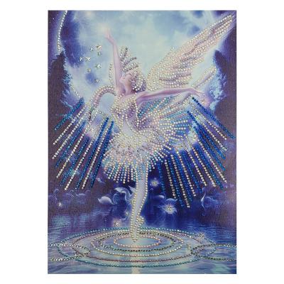 China Home decoration; gifts ; wedding decoration living room art shaped diamond embroidery kit angel 5D diamond painting for sale