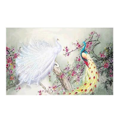 China Home decoration; gifts ; Wedding Decoration Full Round Diamond 5D Diamond Painting Phoenix DIY Embroidery Kit Mosaic Canvas Animal Artwork for sale