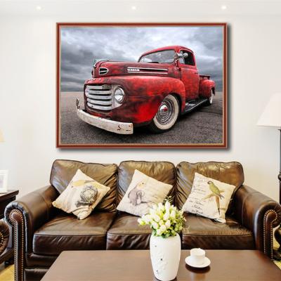 China 30*40cm Diamond DIY Diamond Embroidery Kit Home Decoration 5d Full Round Diamond Painting Car Modern for sale